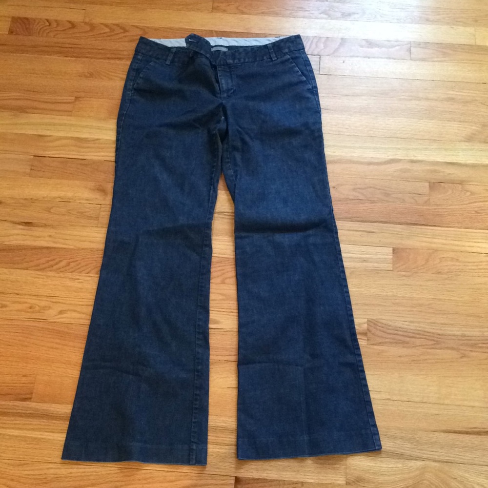 Gap dark wash trouser jeans